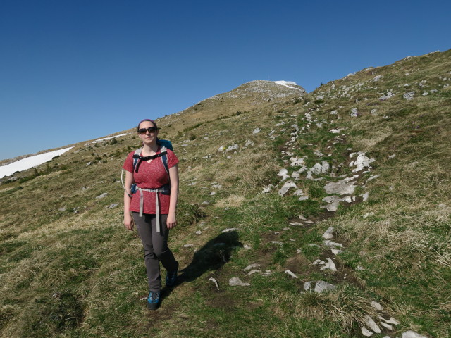 Sabine am Weg 4 zwischen Ötscher und Ötscher-Schutzhaus