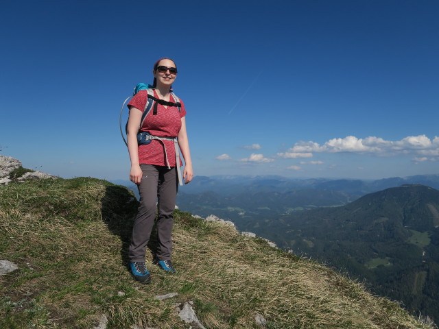 Sabine am Weg 4 zwischen Ötscher und Ötscher-Schutzhaus