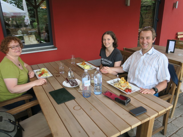 Brigitte, Sabine und ich