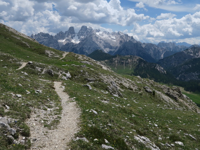 Frontsteig zwischen Dürrensteinalpe und Strudelkopfsattel (15. Juni)