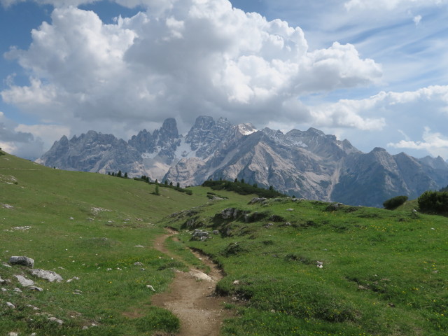 zwischen Strudelkopfsattel und Dürrensteinhütte (15. Juni)
