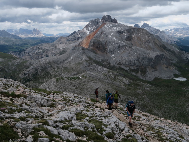 Weg 1 zwischen Ofenscharte und Seekofel (16. Juni)
