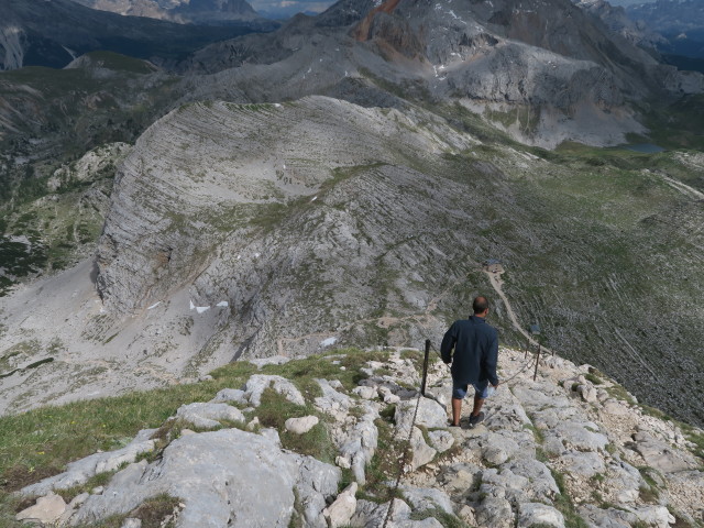 Weg 1 zwischen Seekofel und Ofenscharte (16. Juni)