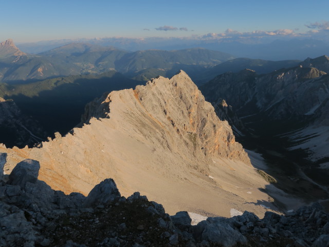 vom Muntejela de Senes Richtung Norden (17. Juni)