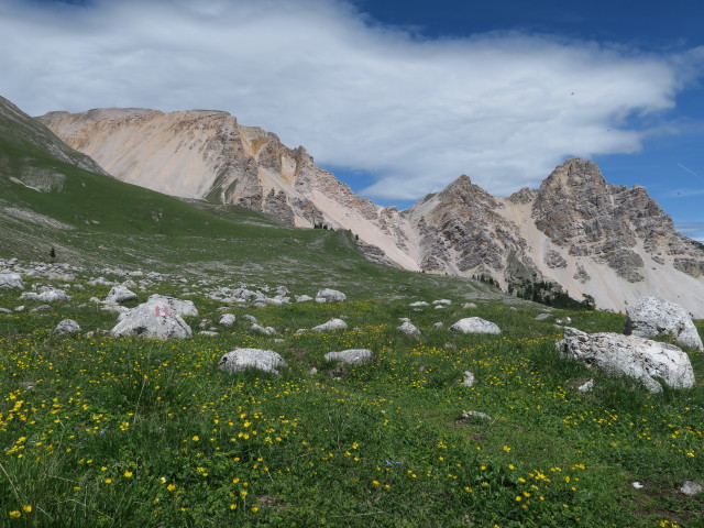 Weg 13 am Plan dles Sarenes (17. Juni)