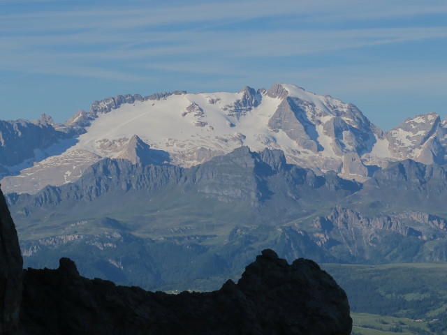 Marmolada von der Ju dla Crusc aus (18. Juni)