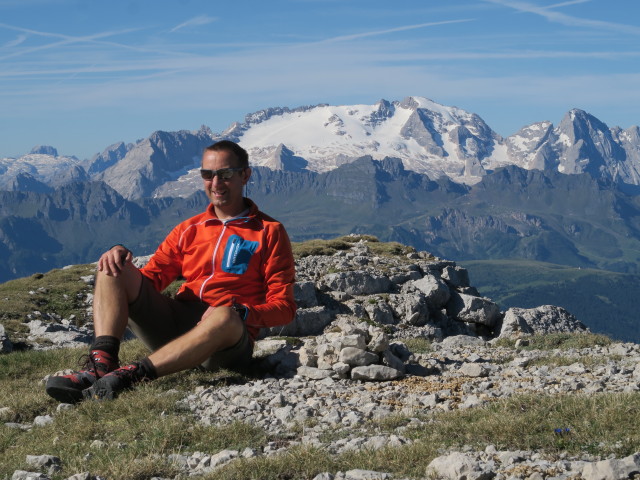 Ich am Piz Zuber, 2.718 m (18. Juni)