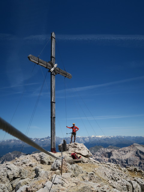 Ich am Piza dales Diesc, 3.026 m (18. Juni)