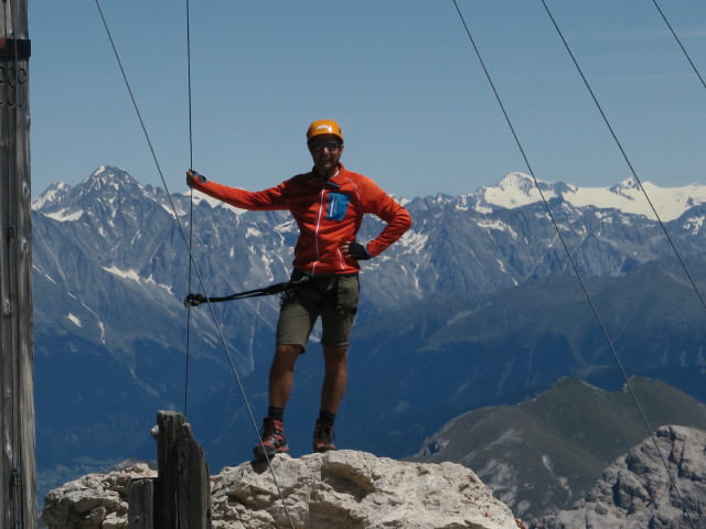 Ich am Piza dales Diesc, 3.026 m (18. Juni)