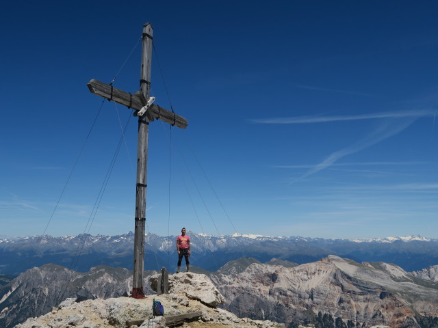 Stefan am Piza dales Diesc, 3.026 m (18. Juni)