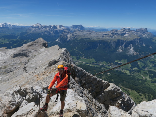 Ich am Zehner-Klettersteig (18. Juni)