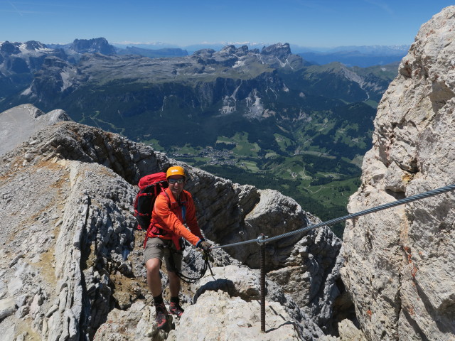 Ich am Zehner-Klettersteig (18. Juni)