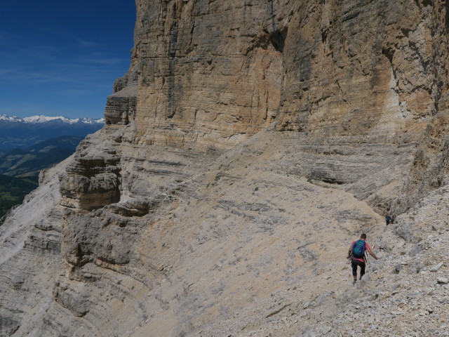 Stefan am Kreuzkofel-Klettersteig (18. Juni)