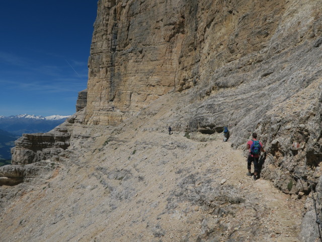 Stefan am Kreuzkofel-Klettersteig (18. Juni)