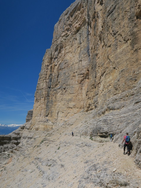 Stefan am Kreuzkofel-Klettersteig (18. Juni)