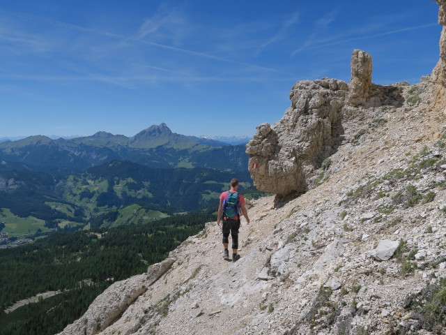 Stefan am Kreuzkofel-Klettersteig (18. Juni)