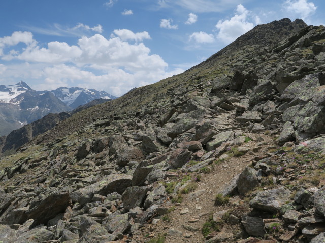 Hochstubai-Panoramaweg zwischen Hinterem Brunnenkogel und Rotkogel