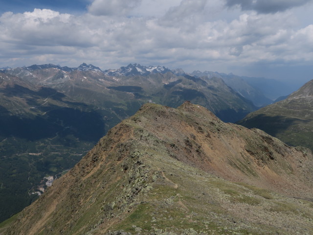 Hochstubai-Panoramaweg zwischen Hinterem Brunnenkogel und Rotkogel