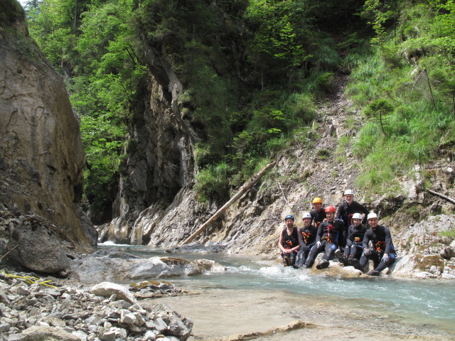 Helmut, Sonja, ich, Werner, Josef, Larissa und Frank