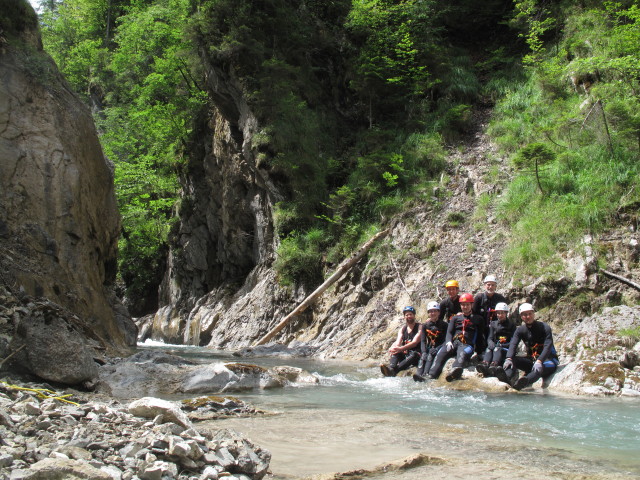 Helmut, Sonja, ich, Werner, Josef, Larissa und Frank
