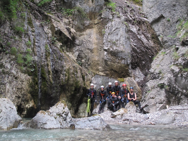 Josef, Sonja, Larissa, ich, Frank, Werner und Helmut