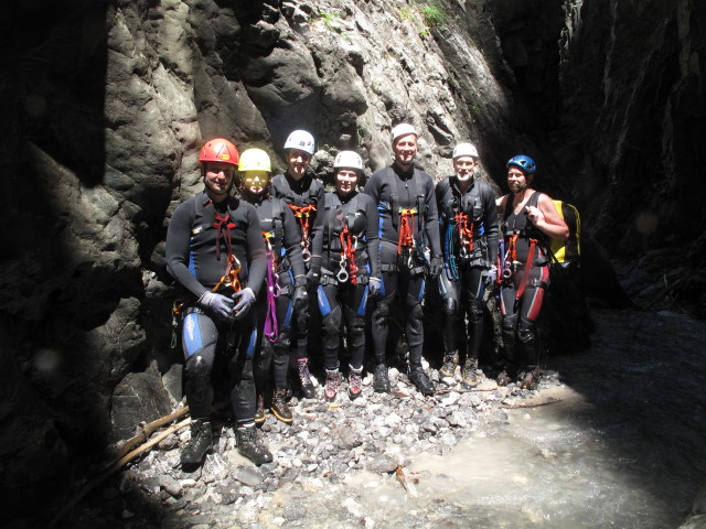 Werner, Angelika, Sonja, Cornelia, Frank, Josef und Helmut