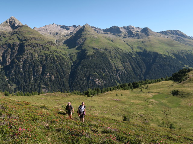 Josef und Sonja am Weg 88 zwischen Hirschbichl und Deferegger Pfannhorn-Nordostgrat