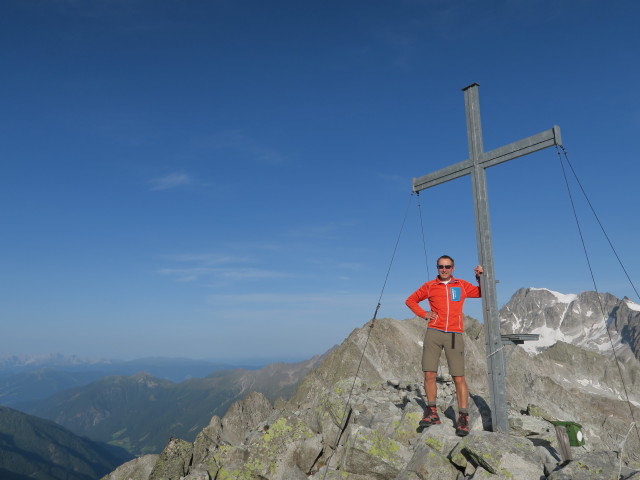 Ich am Almerhorn, 2.985 m (9. Juli)