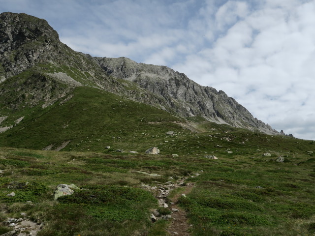 Weg 114 zwischen Jägerscharte und Almersattel (9. Juli)