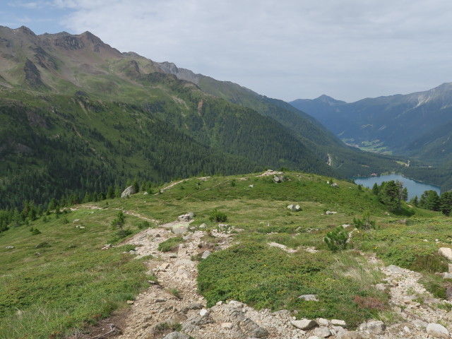Weg 114 zwischen Jägerscharte und Almersattel (9. Juli)
