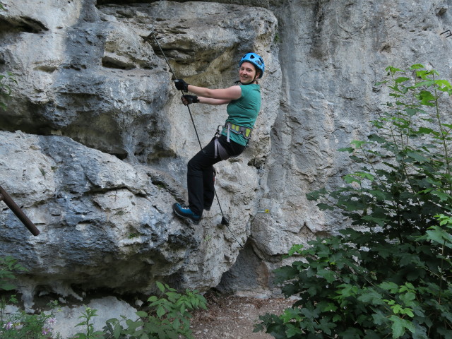 Übungs-Klettersteig: Sabine