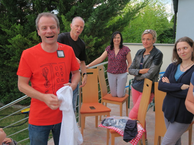 Andreas, Peter, ?, ? und Sabine