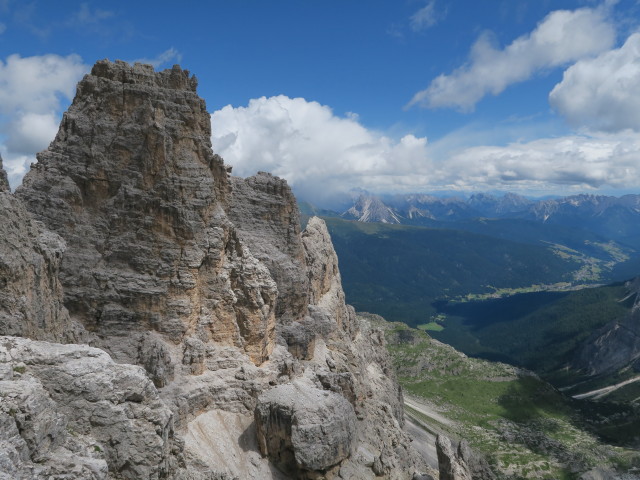 von der Via Ferrata Zandonella Sud Richtung Osten (15. Juli)