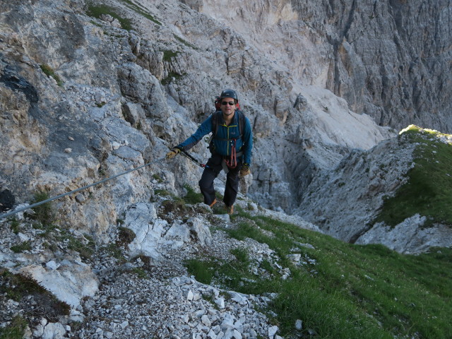 Via Ferrata Severino Casara: Ronald (16. Juli)