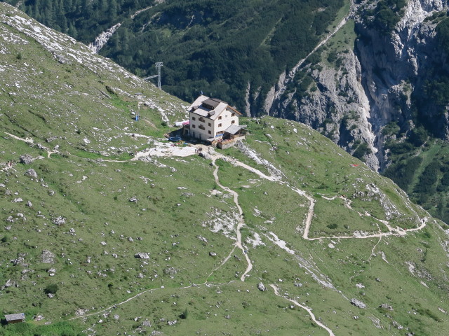 Zsigmondy-Hütte, 2.224 m (16. Juli)