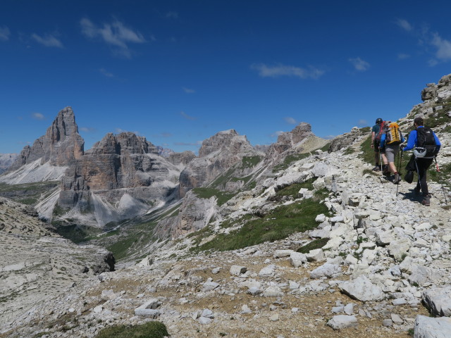 Ronald, Aaron und Armin am Kriegssteig (16. Juli)