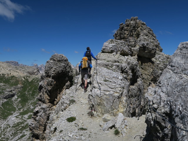 Aaron und Armin am Kriegssteig (16. Juli)