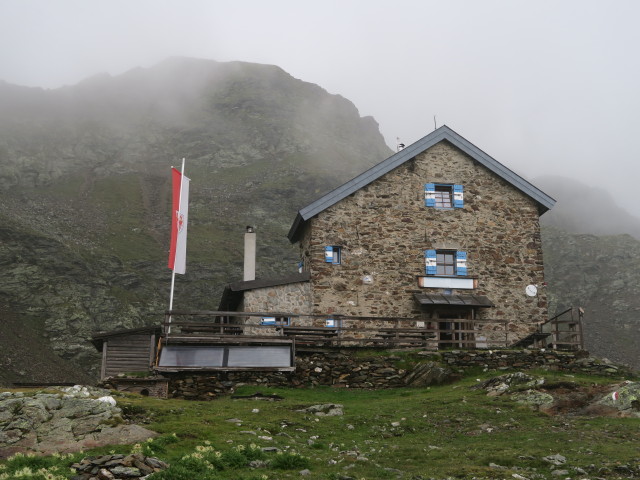 Flaggerschartenhütte, 2.481 m (23. Juli)