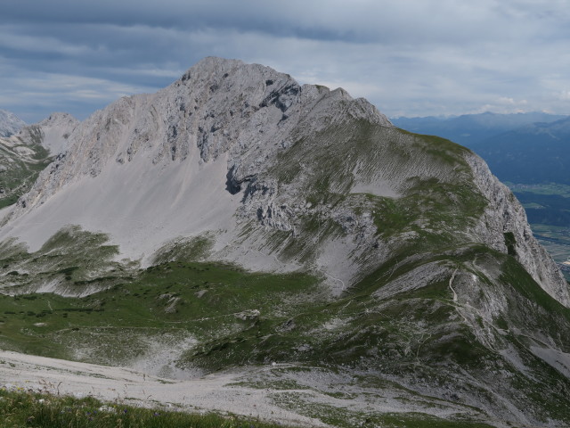 Rumer Spitze vom Goetheweg aus (29. Juli)