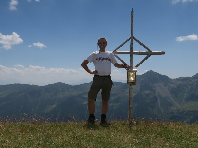 Ich am Zinsnocks-Südgipfel, 2.429 m (4. Aug.)
