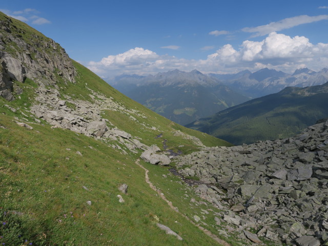 Kellerbauer Höhenweg zwischen Lappacher Jöchl und Tristensee (4. Aug.)