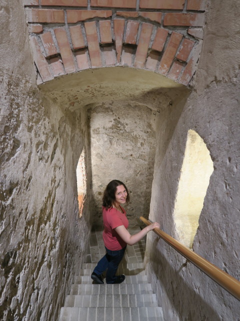 Sabine im Museum Krems