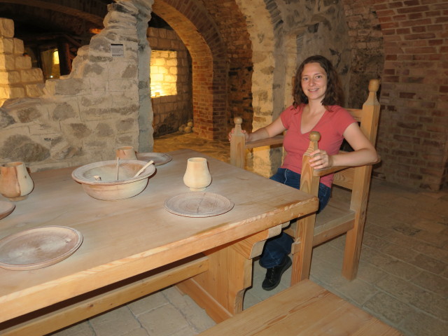 Sabine im Museum Krems