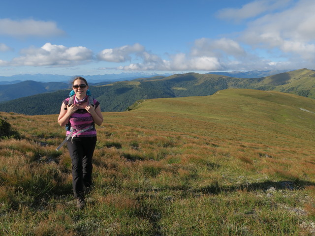 Sabine zwischen Turnhoferhütte und Ackerlhöhe (13. Aug.)