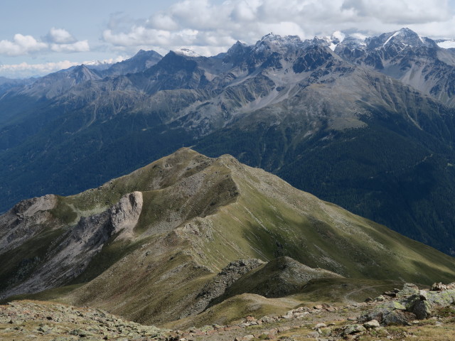vom Piz Chavalatsch Richtung Südosten