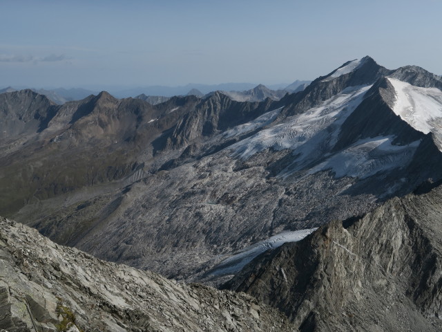 Schlegeiskees vom Hohen Weißzint aus (27. Aug.)