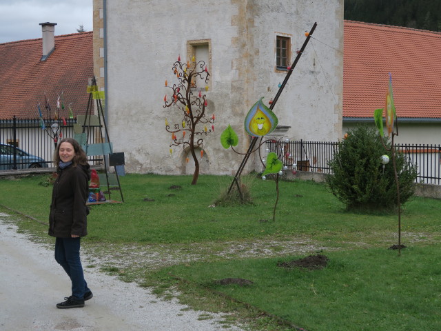 Sabine in der Schauglashütte Kaiserhof