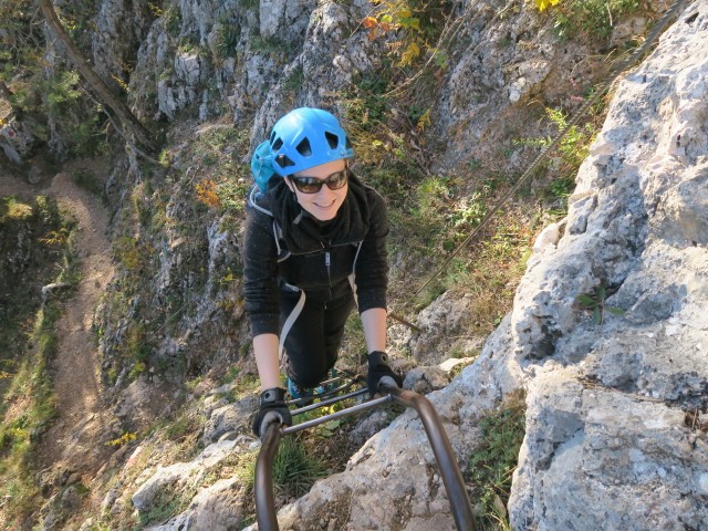 Sabine am Springlessteig