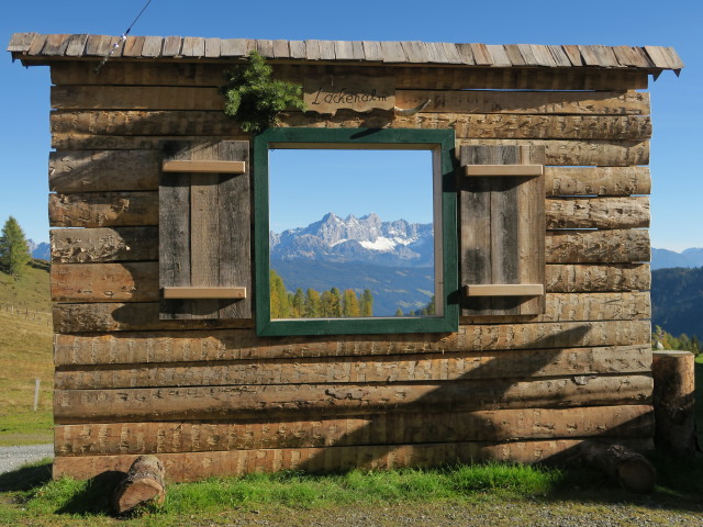 Dachsteingebirge von der Lackenalm aus (14. Okt.)