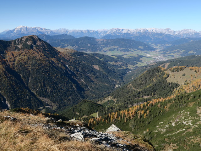 vom Strimskogel Richtung Nordwesten (15. Okt.)